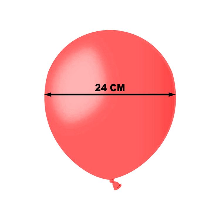 50 baloane latex asortate 22 cm