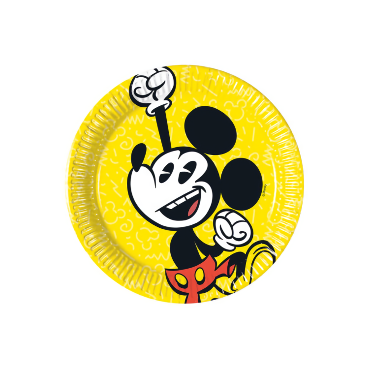 8 Farfurii Mickey Super Cool - 20 cm