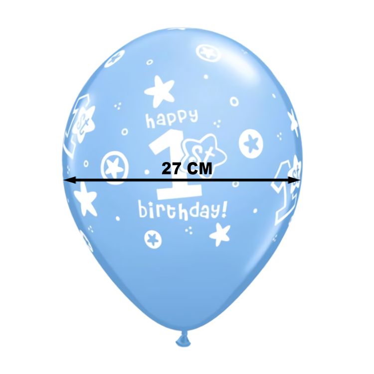 Baloane prima aniversare 27 cm
