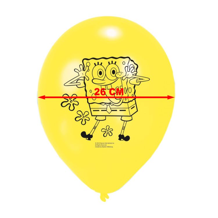 Baloane Sponge Bob la set de 6 baloane