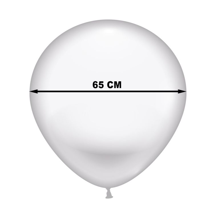 Balon jumbo alb 60 cm