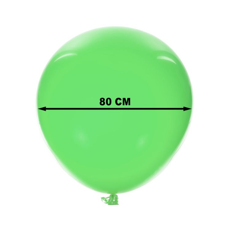 Balon Jumbo verde deschis 80 cm