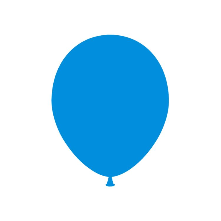 20 baloane bleu 23 cm