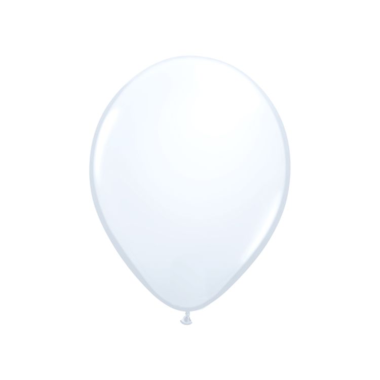50 baloane albe 23 cm
