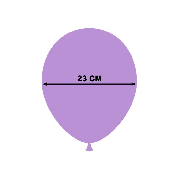 50 baloane mov levantica 23 cm