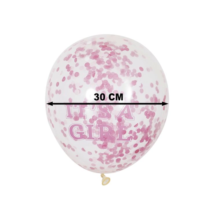 6 Baloane It's a Girl - 30.5 cm