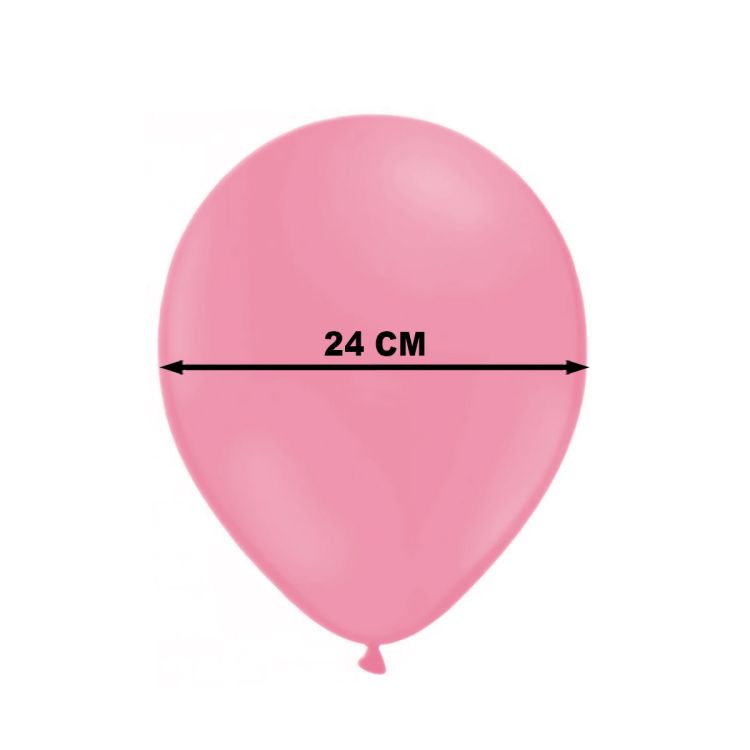 8 Baloane mov si roz - 24 cm