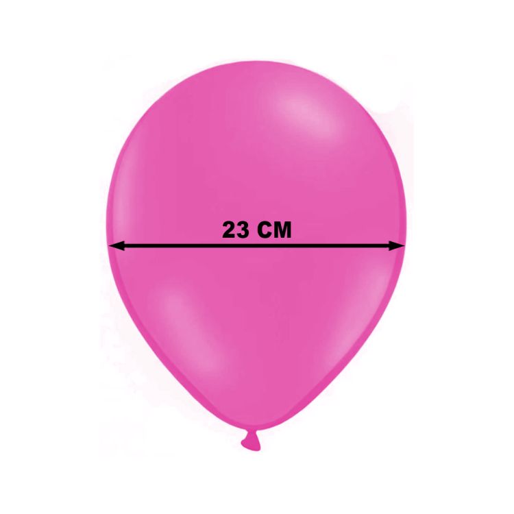 Baloane Happy Birthday cu cifra 7 - 23 cm