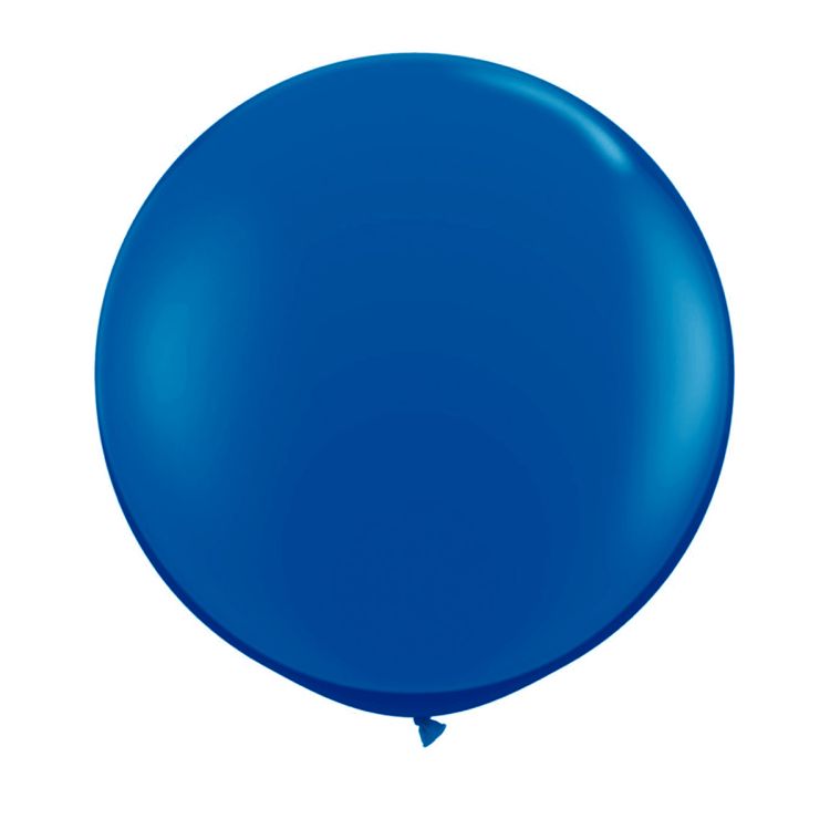 Balon Jumbo albastru 90 cm pentru petreceri, nunti, botezuri
