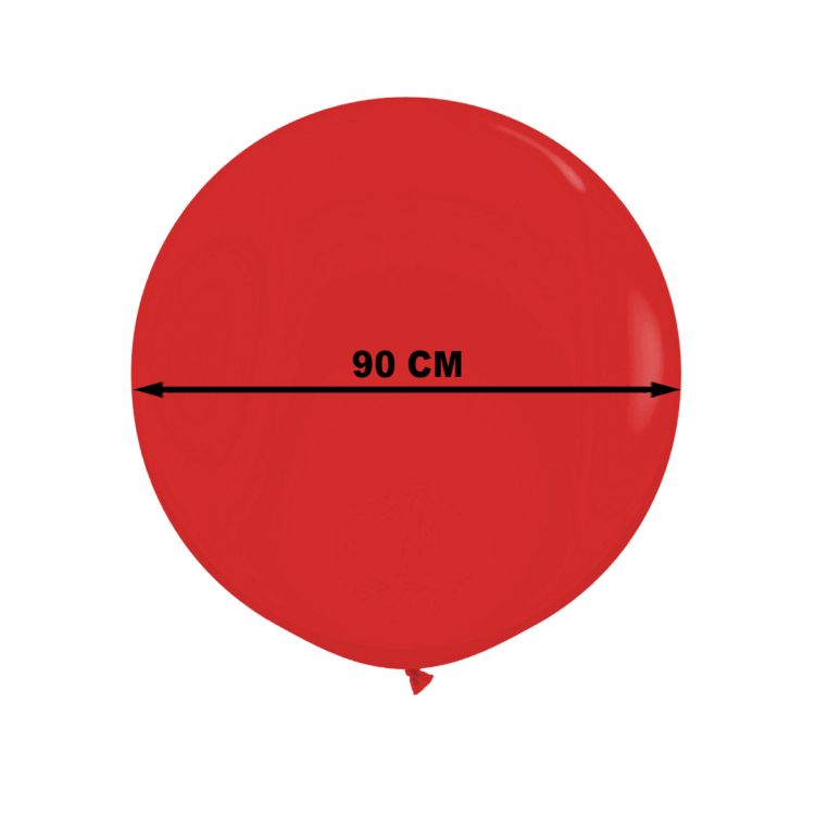 Balon Jumbo rosu 90 cm