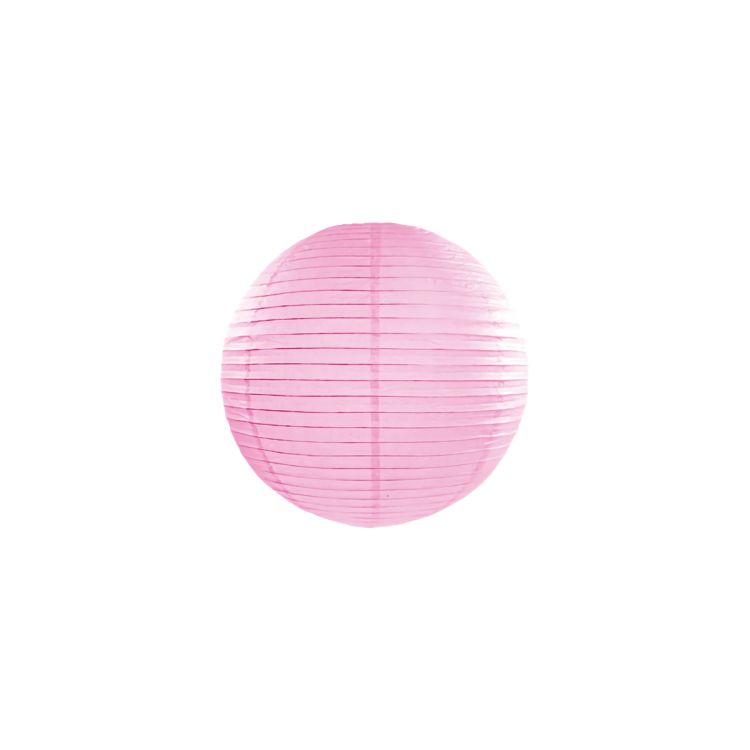 Lampion decorativ roz deschis 35 cm