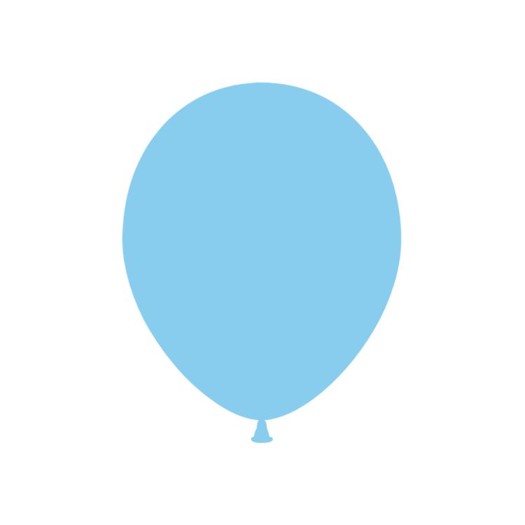 10 baloane bleu 23 cm