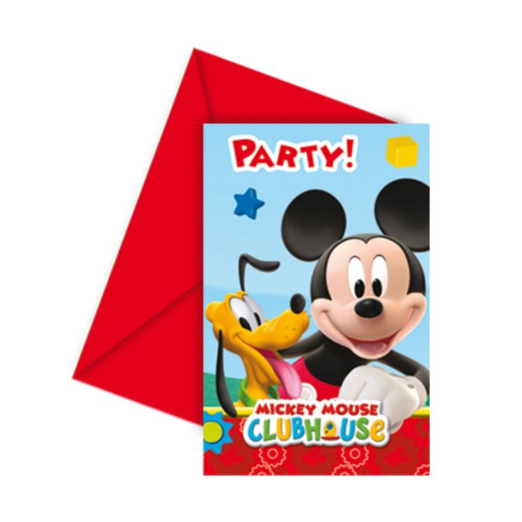 Invitatii petrecere Mickey Mouse Playful