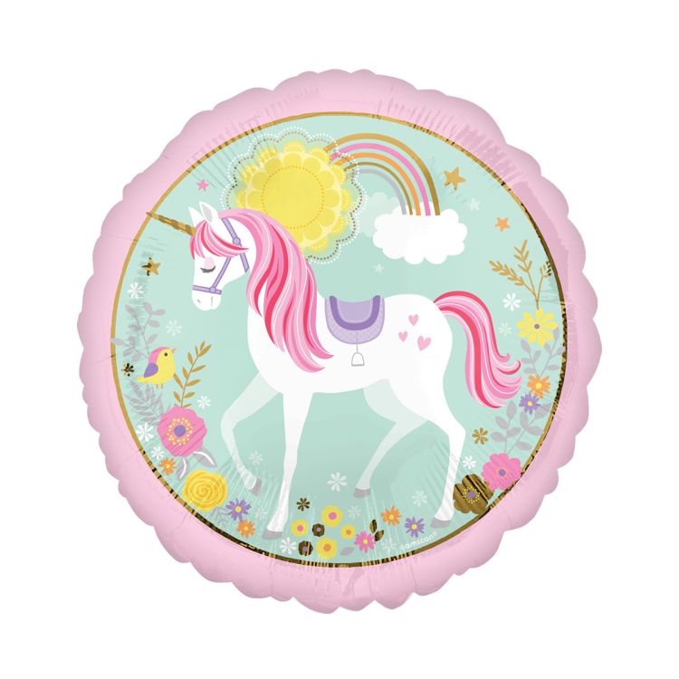 Mini balon folie unicorn 23 cm