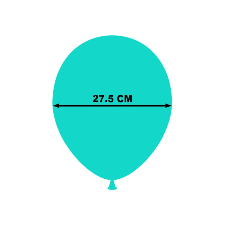 6 baloane cu ananas - 27.5 cm
