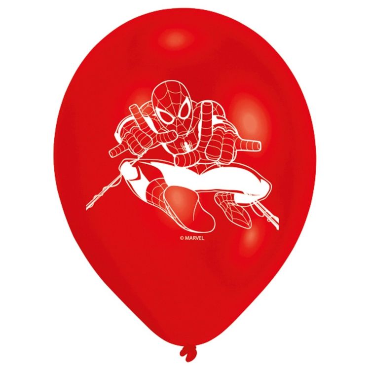 6 baloane Spiderman 22 cm