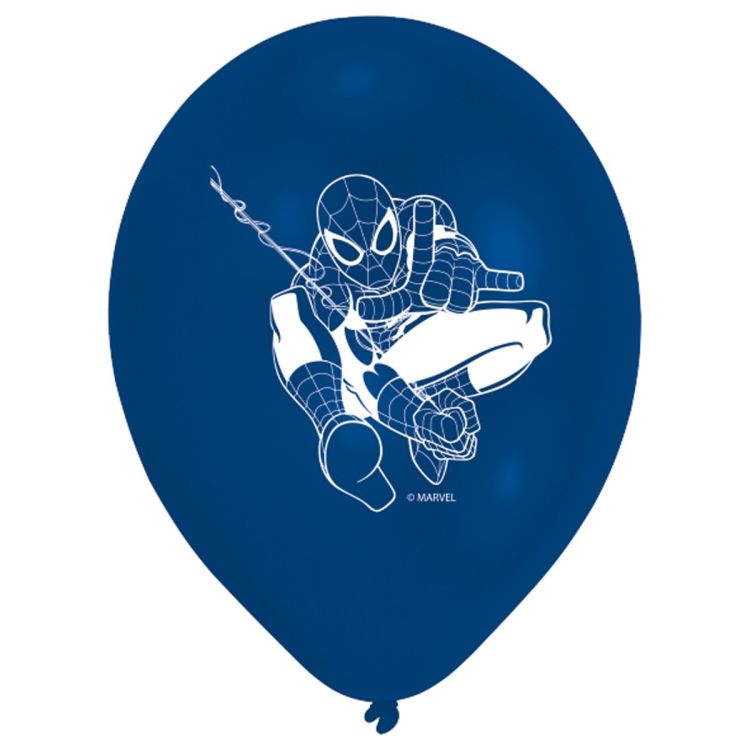 6 baloane Spiderman 22 cm
