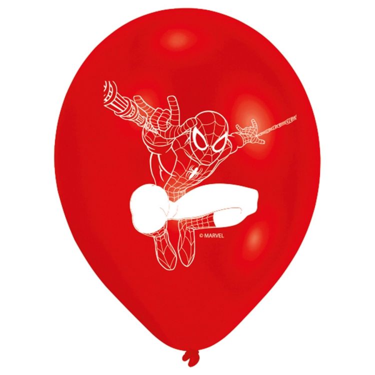 6 baloane Spiderman 22 cm