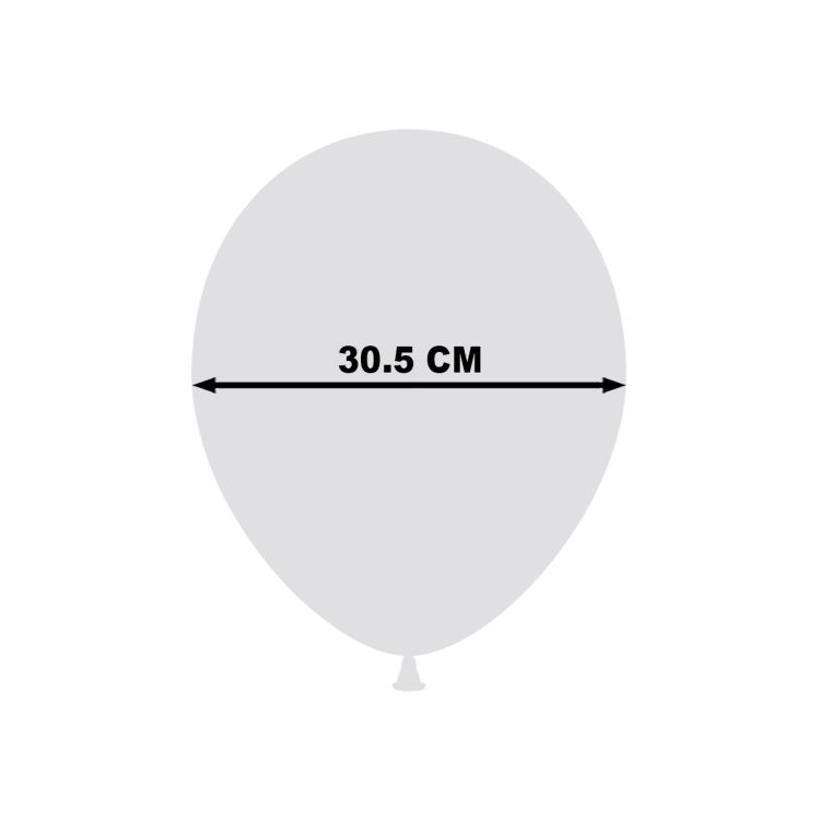 6 baloane transparente cu confetti negre - 30.5 cm