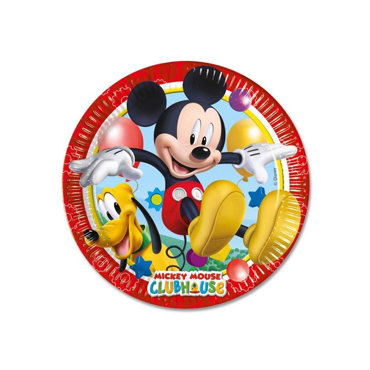 8 Farfurii Mickey Mouse Playful Party - 20 cm