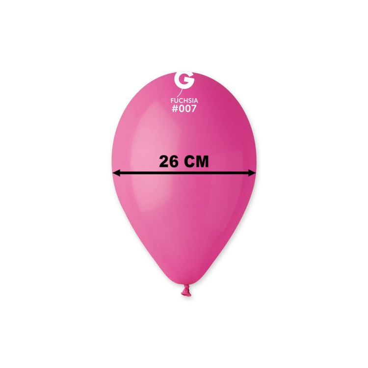 Baloane fuchsia Gemar 26 cm - 100 buc.