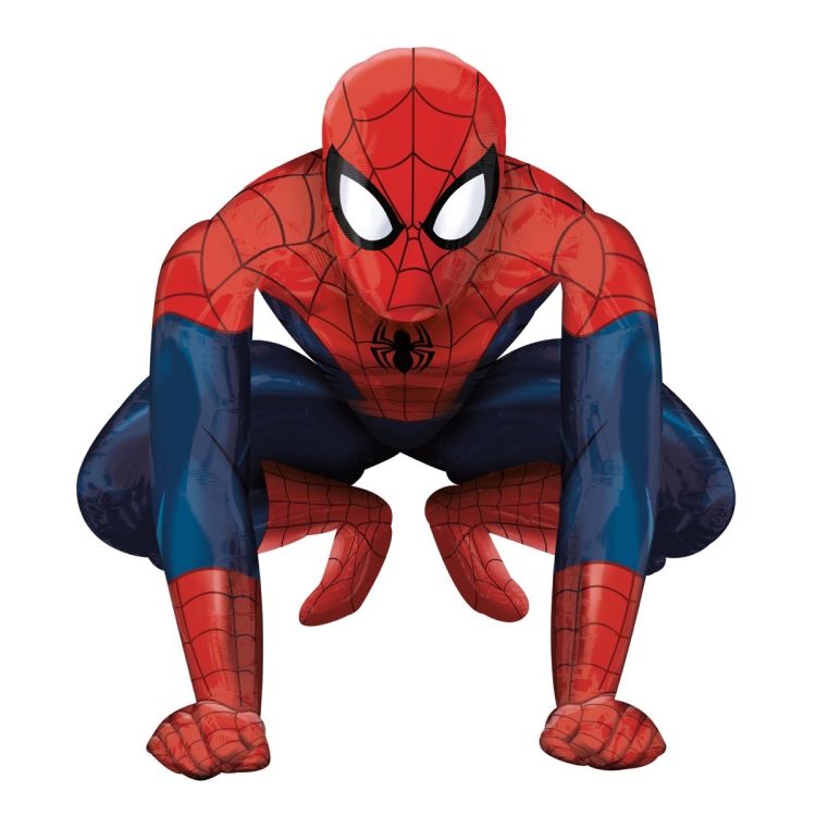 Balon folie Airwalker Spiderman in marime naturala 91 cm