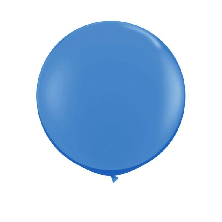 Balon Jumbo albastru diametrul 80 cm pentru petreceri, nunti, botezuri