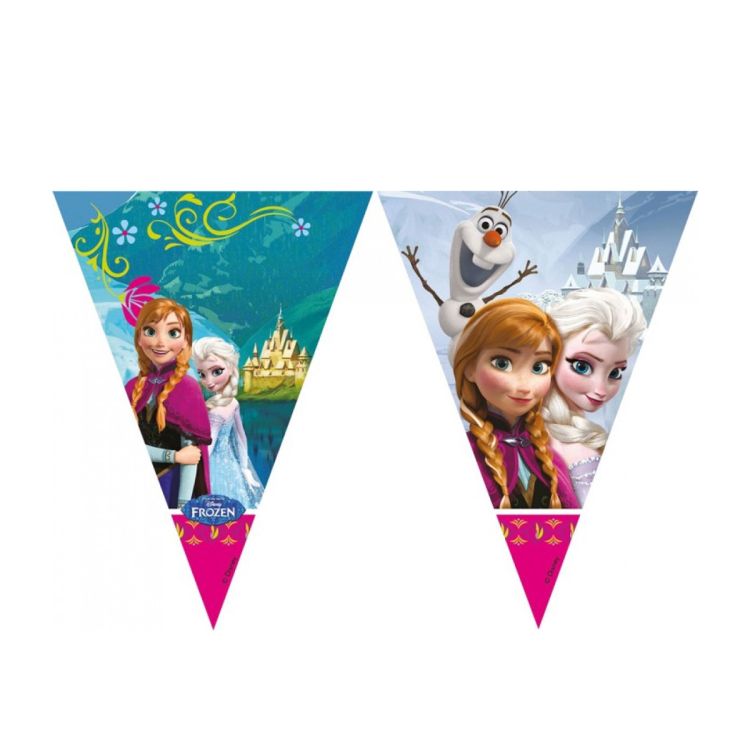 Banner stegulete Frozen pentru party