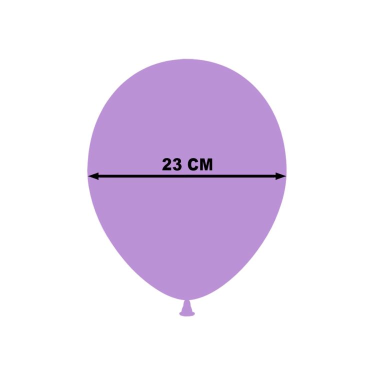 100 baloane mov levantica 23 cm