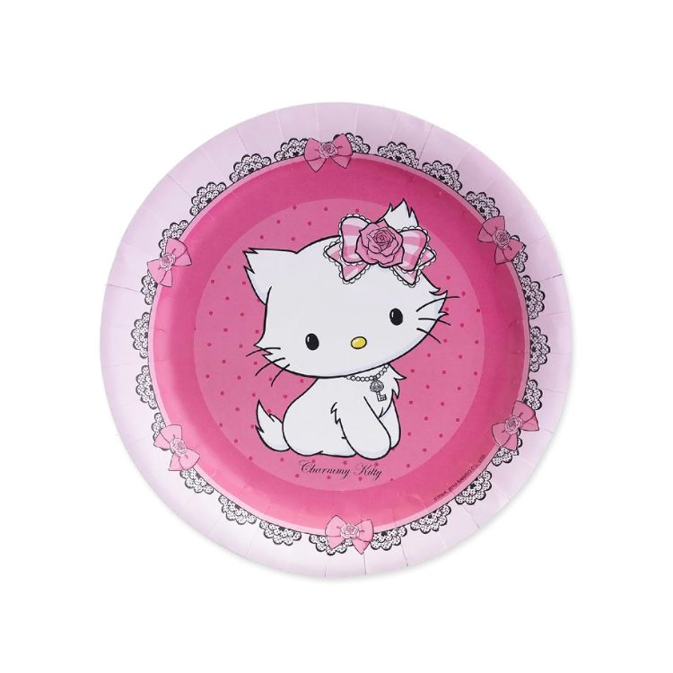 8 Farfurii Charmmy Hello Kitty - 18 cm