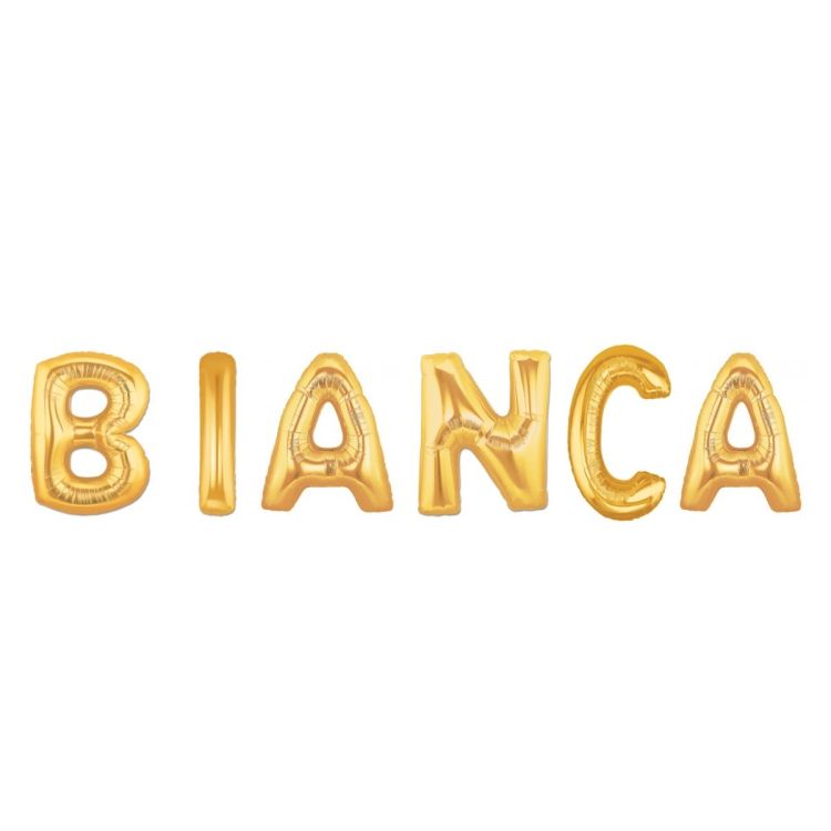 Baloane aurii numele BIANCA