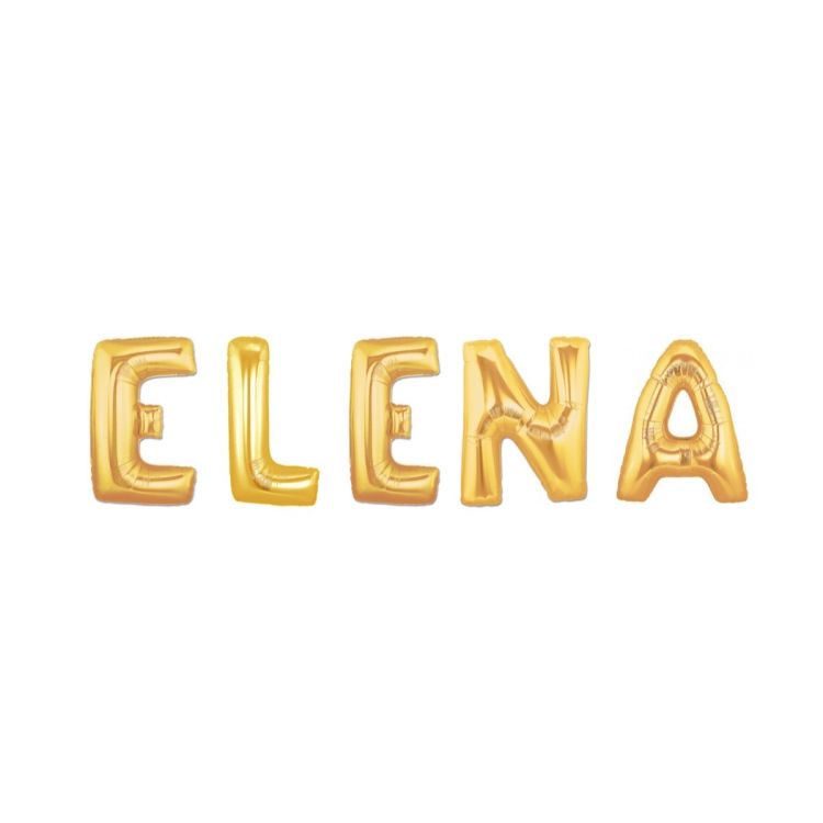 Baloane aurii numele ELENA