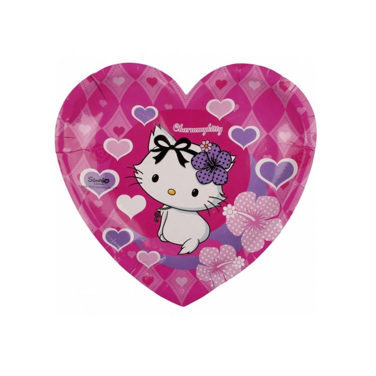 Farfurii inimioara Charmmy Hello Kitty hearts