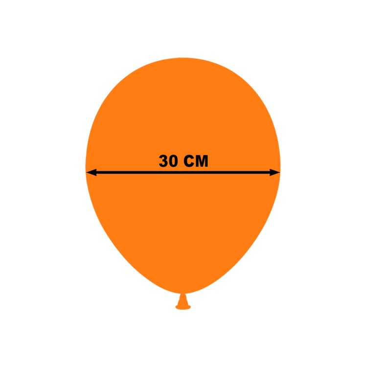 10 baloane cifra 4 - 30 cm