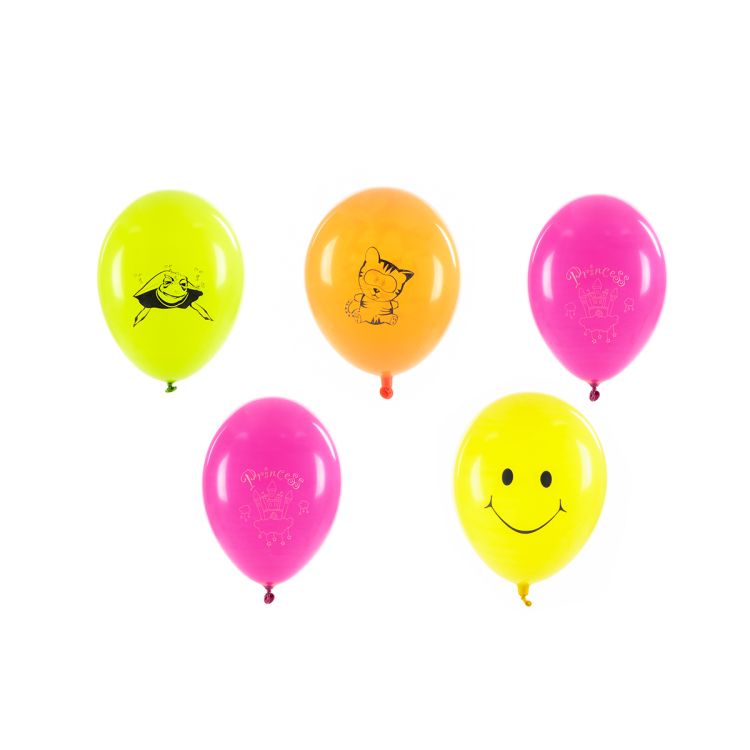 Baloane asortate cu diverse imprimeuri 26 cm