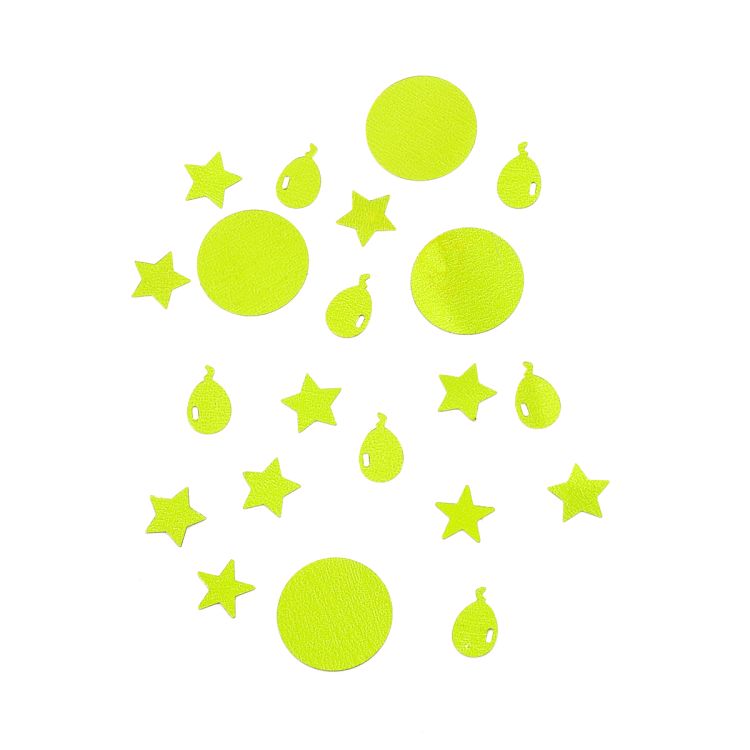 Confetti baloane si stelute verzi