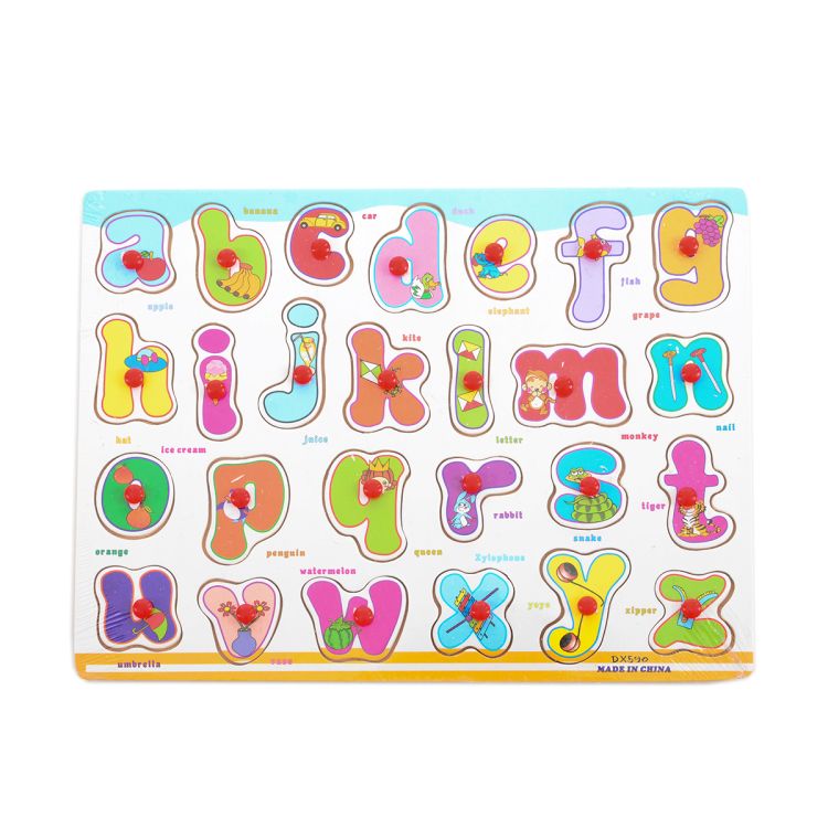 Puzzle litere din lemn