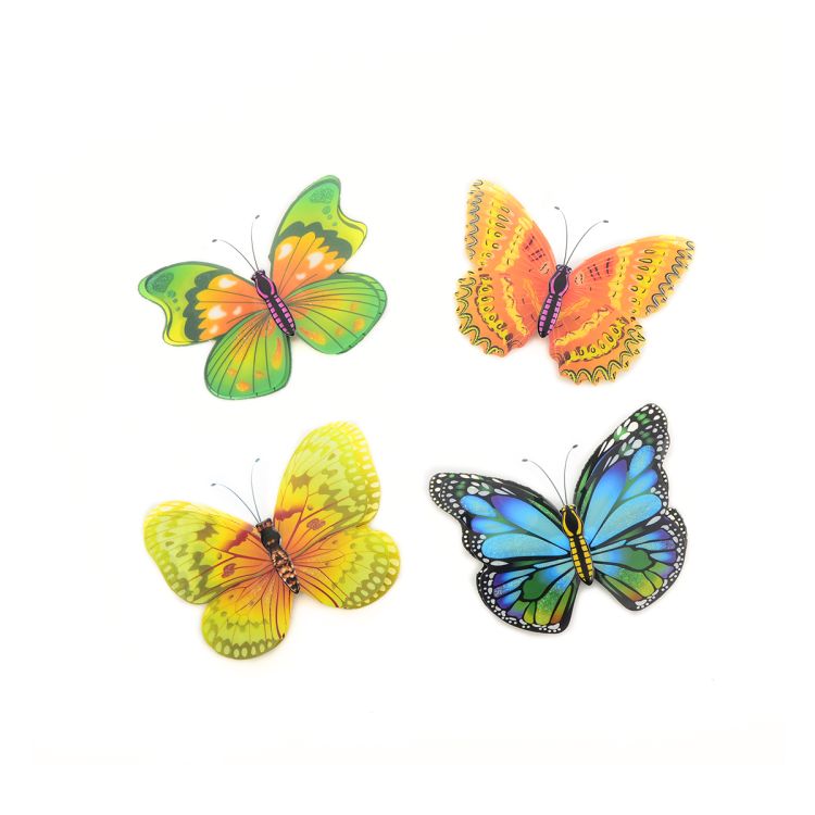 Stickere fluturi colorati 3D
