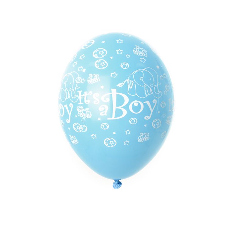 10 Baloane latex bleu It s a Boy - 30 cm