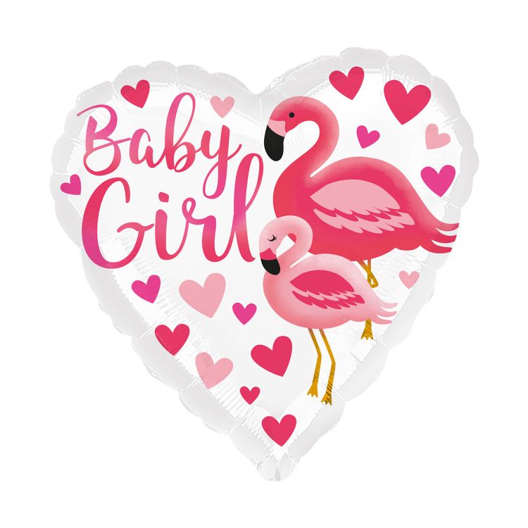 Balon inima Baby Girl 43 cm