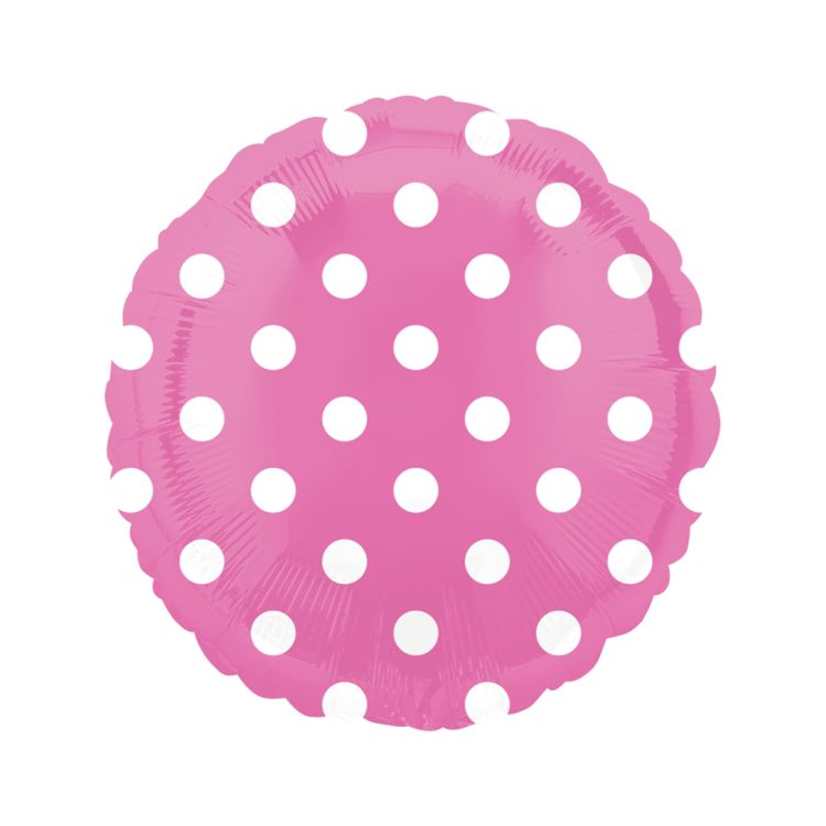 Balon roz cu buline - 43 cm