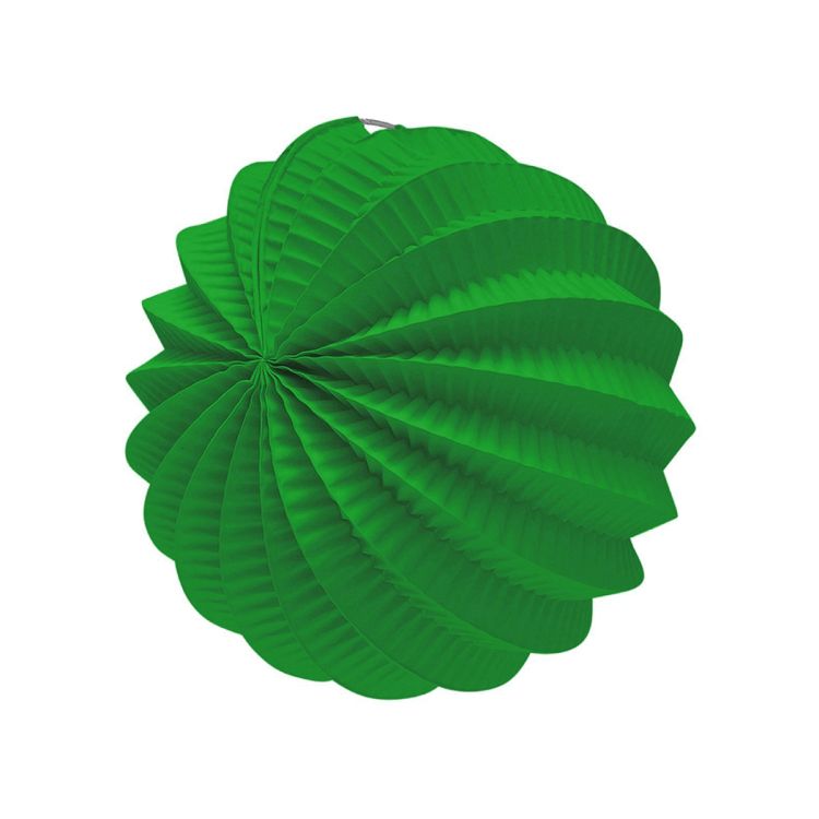 Lampion rotund verde - 22 cm