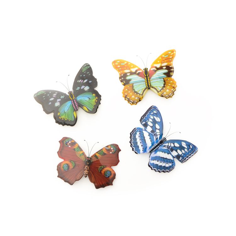 Stickere 3D fluturi multicolori