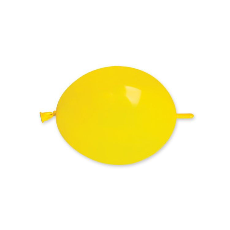 100 baloane galbene pentru ghirlanda- 16 cm