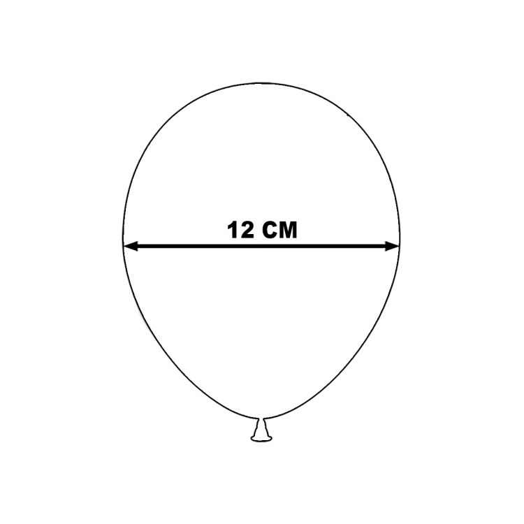 100 baloane Gemar macaron - 12 cm