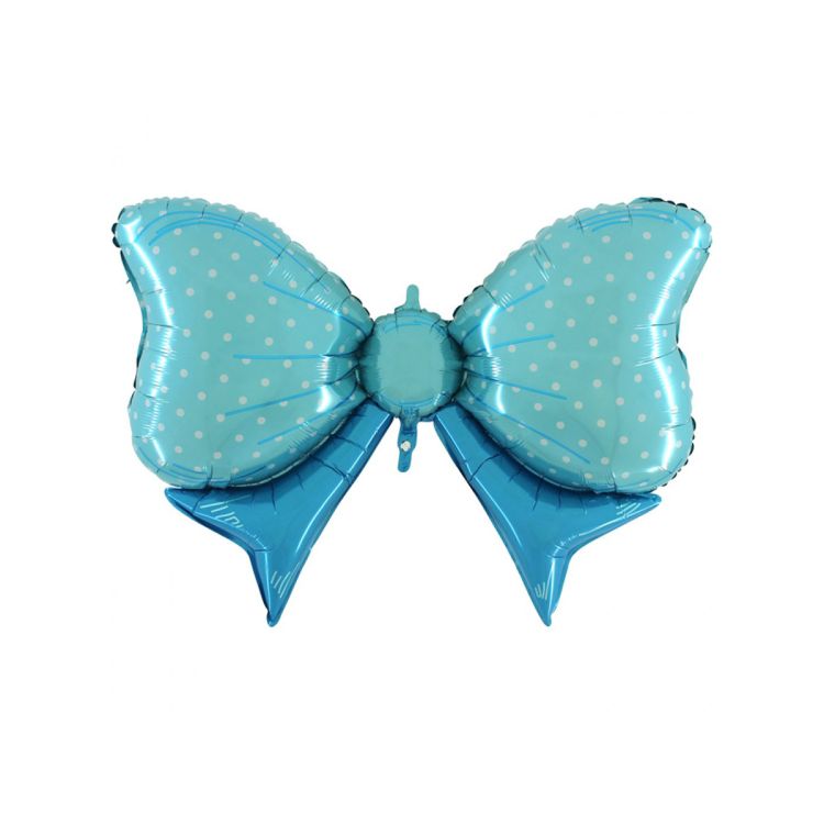 Balon funda bleu - 80 x 50 cm