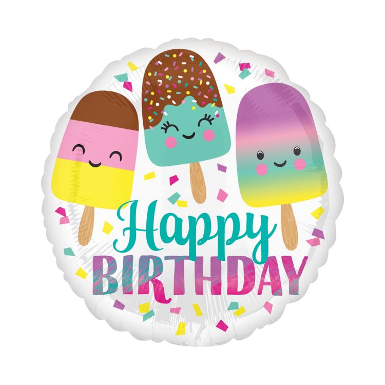 Balon Happy B. cu inghetata - 43 cm
