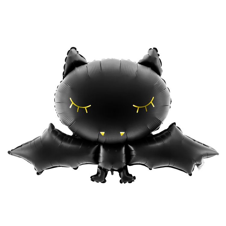 Balon negru liliac - 80 x 52 cm
