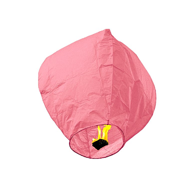 Lampion Zburator roz  80 cm