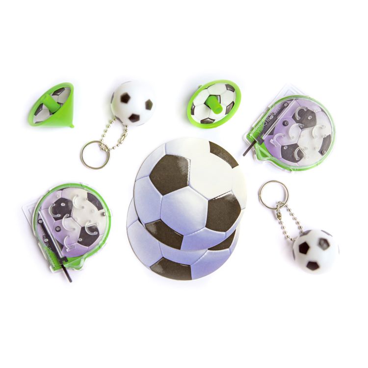 24 accesorii fotbal pentru pinata